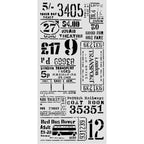 Stamperia Our Way Tickets Stencil kstdl179