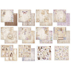 Stamperia Quiet Days 8x8 Paper sbbs134 pages