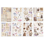 Stamperia Quiet Days A5 Washi Pad Sheets A5 sbw26 pages