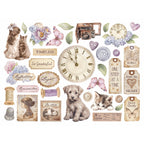 Stamperia Quiet Days Assorted Die Cuts dfldc122 pages