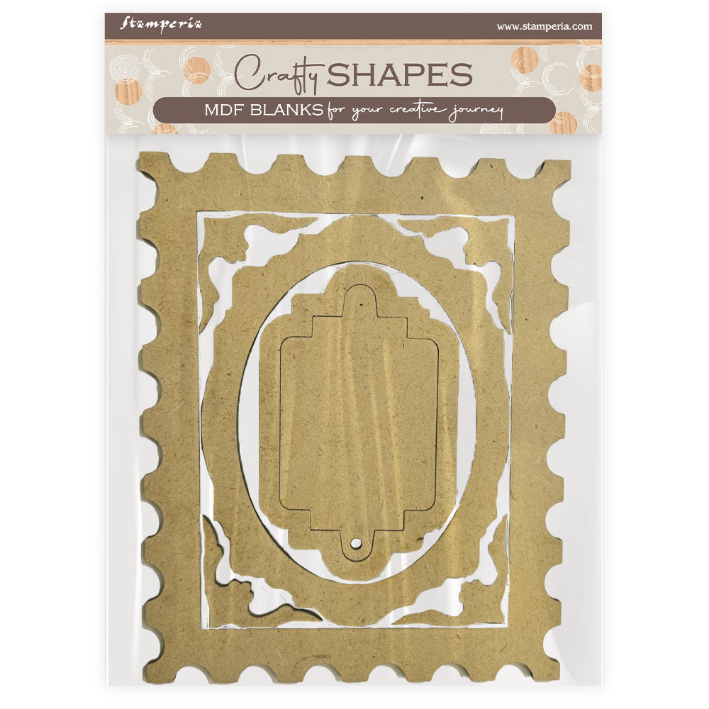 Stamperia Quiet Days Frames And Plates Crafty Shapes klsm72
