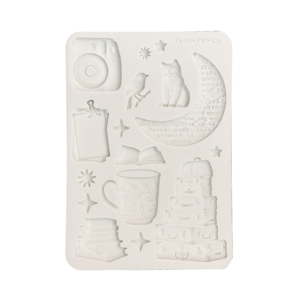 Stamperia Secret Diary A5 Silicone Mold kacma605 image 1