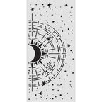 Stamperia Secret Diary Cosmic Compass Stencil kstdl150