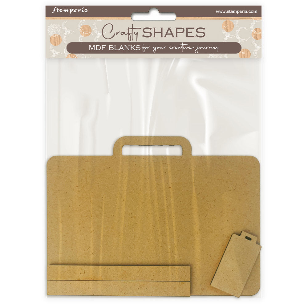 Stamperia Secret Diary Crafty Shapes Suitcase klsm85