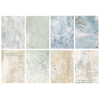 Stamperia Secret Diary Rice Paper A6 Backgrounds dfsak6051 image 1