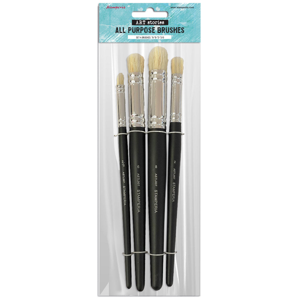 Stamperia Set of 4 Art Brushes astl007