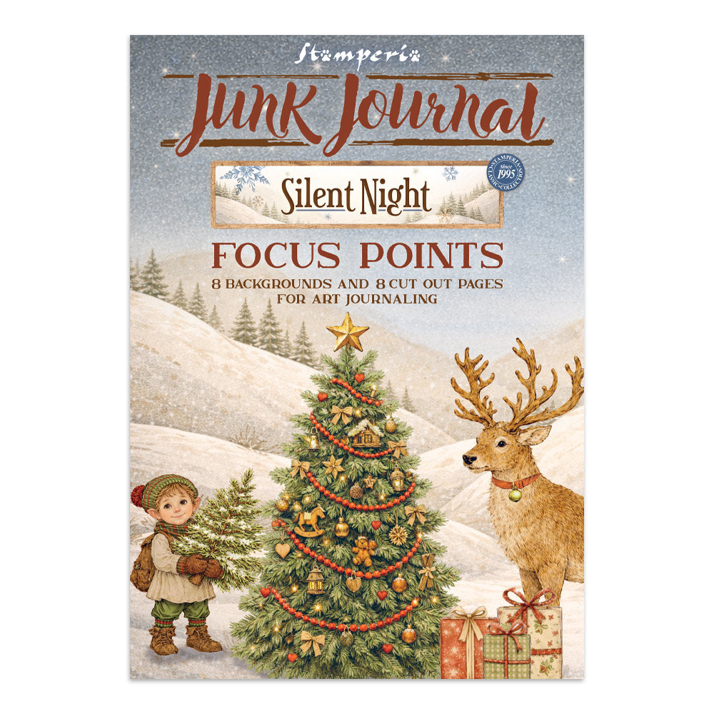Stamperia Silent Night Junk Journal Focus Points sbjks06