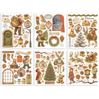 Stamperia Silent Night Rub On Kit dflrbxg12 christmas tree