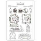 Stamperia Silent Sea A4 Soft Mold k3pta4591