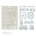 Stamperia Silent Sea A4 Soft Mold k3pta4591 molds