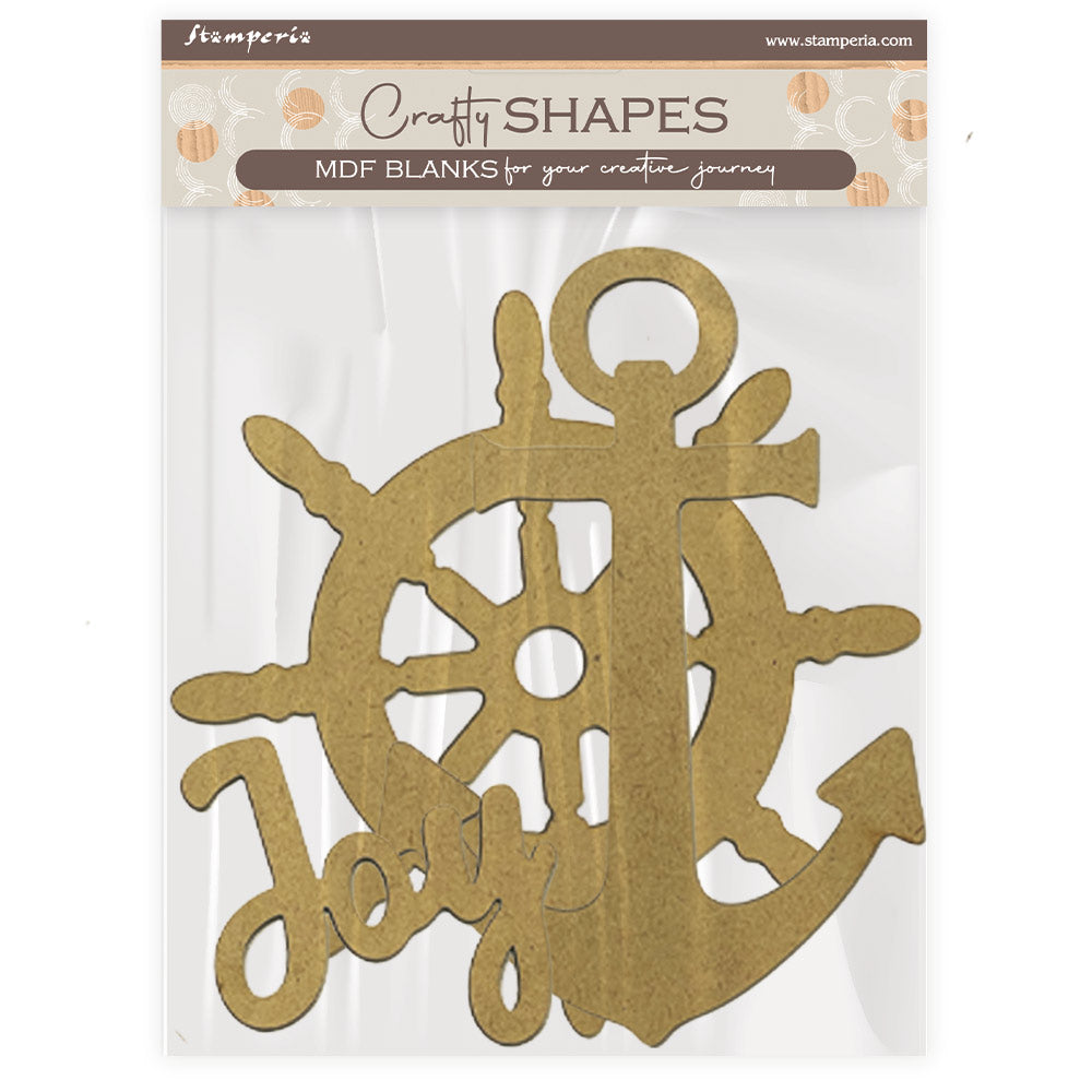 Stamperia Silent Sea Anchor And Rudder Crafty Shapes klsm51
