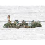 Stamperia Silent Sea Houses and Lighthouse A5 Silicone Mold kacma577 village