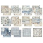 Stamperia Silent Sea Maxi Background 8x8 Paper sbbs126 pages