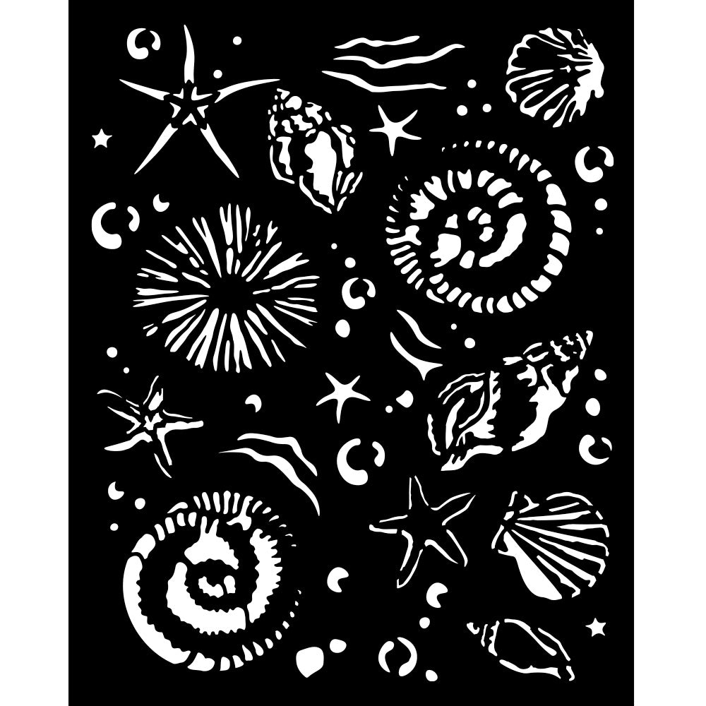 Stamperia Silent Sea Starfish Stencil kstd178