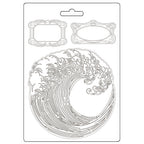 Stamperia Silent Sea Wave A5 Soft Mold k3pta5671