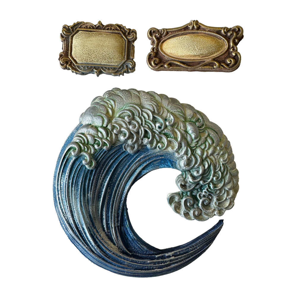 Stamperia Silent Sea Wave A5 Soft Mold k3pta5671 wave