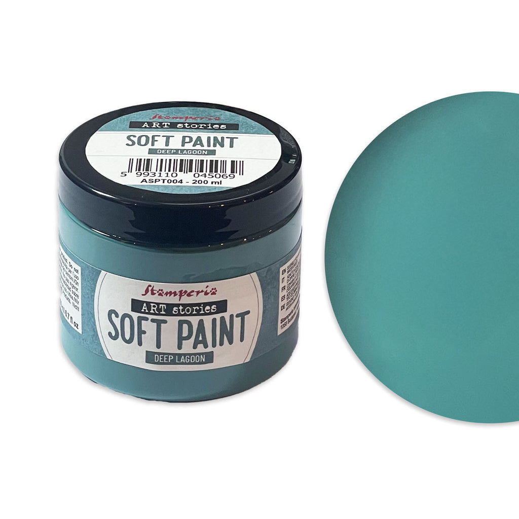 Stamperia Soft Paint Deep Lagoon aspt004