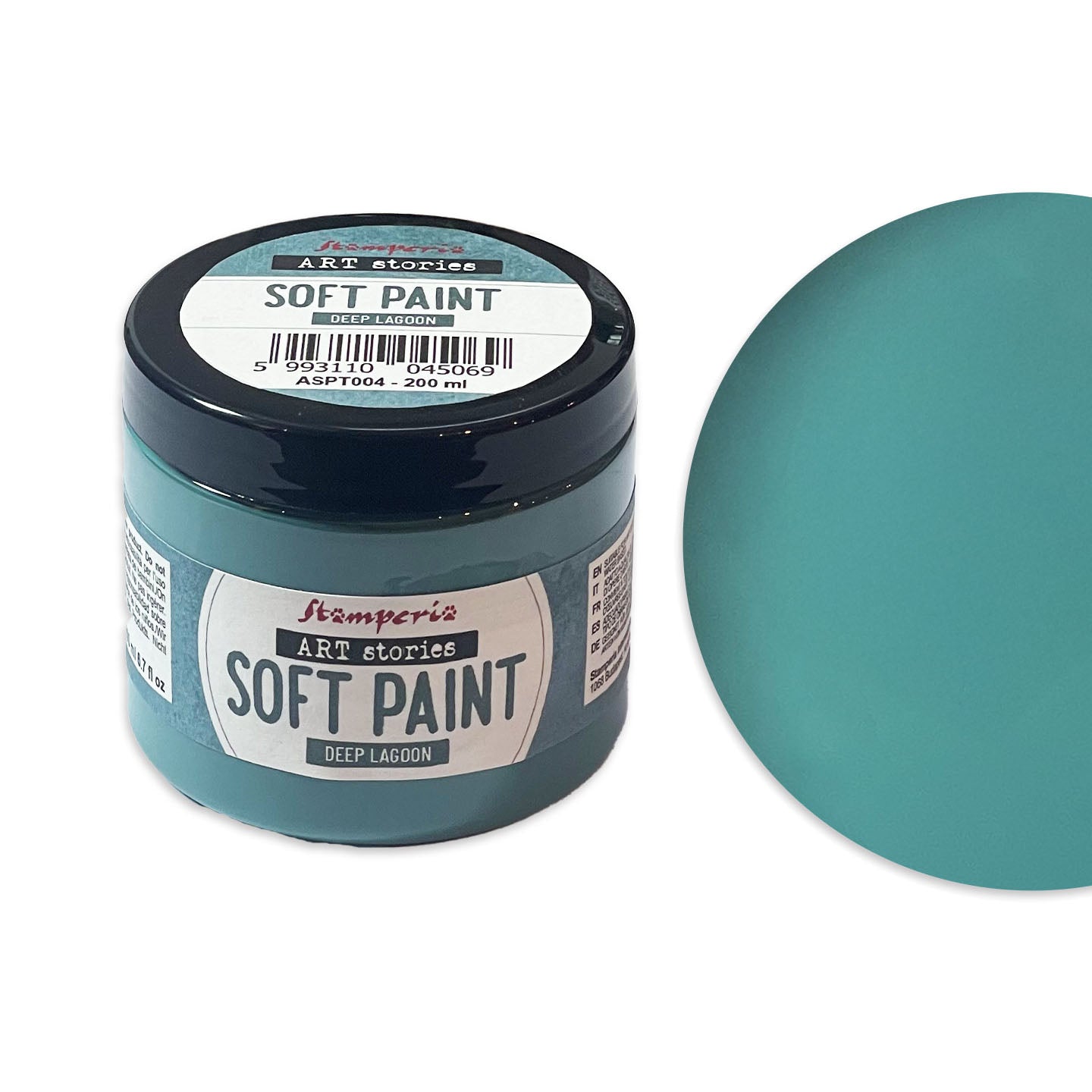 Stamperia Soft Paint Deep Lagoon aspt004