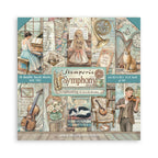 Stamperia Symphony 8x8 Paper sbbs144