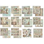 Stamperia Symphony 8x8 Paper sbbs144 sheets inside
