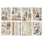 Stamperia Symphony A5 Washi Pad sbw34 piano