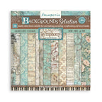Stamperia Symphony Backgrounds 8x8 Paper sbbs145