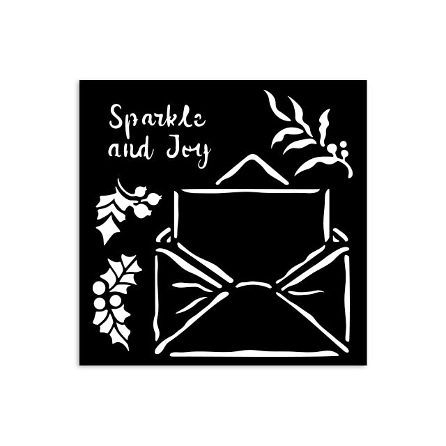 Stamperia The Owl's House Letter Small Stencil kstds53