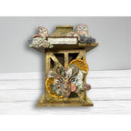 Stamperia The Owl's House Owls And Branch Silicone Mold A5 kacma585 winter