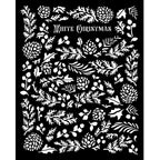 Stamperia The Owl's House Pine Cones Stencil kstd185