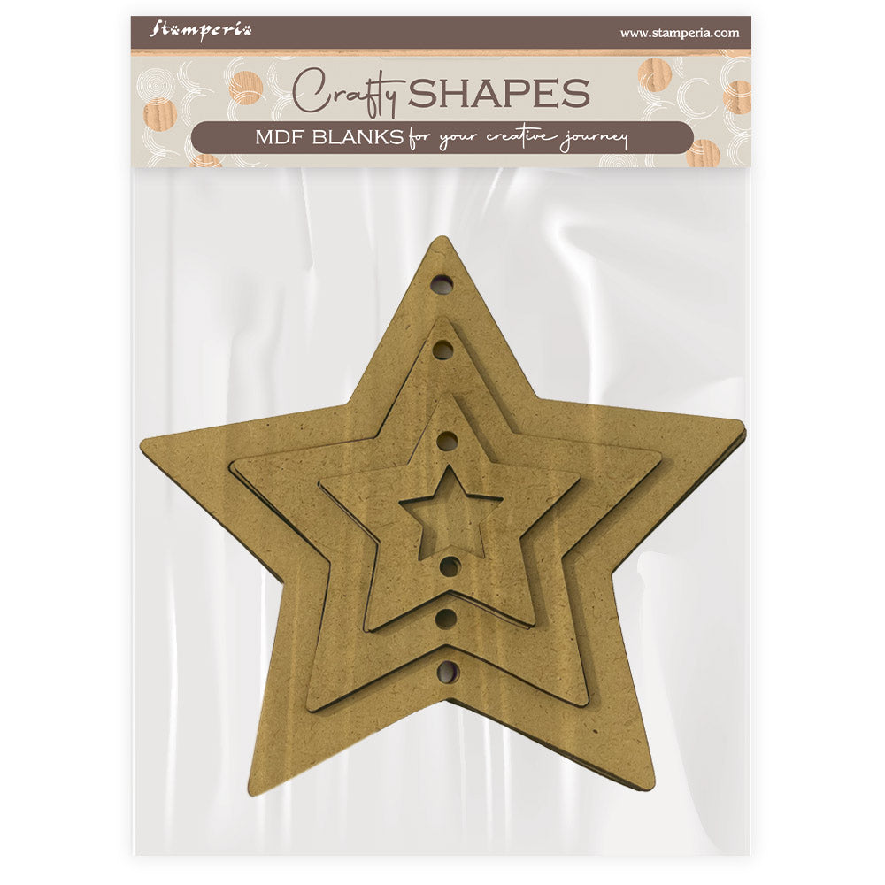 Stamperia The Owl's House Stars Crafty Shapes klsm62