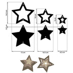 Stamperia The Owl's House Stars Crafty Shapes klsm62 size