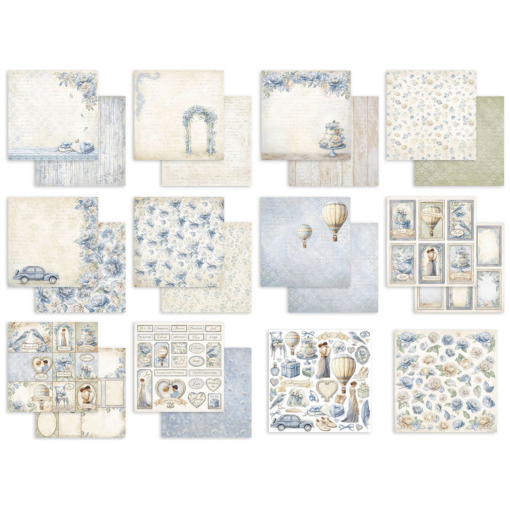 Stamperia Timeless 12x12 Paper Pad sbbl171 pages