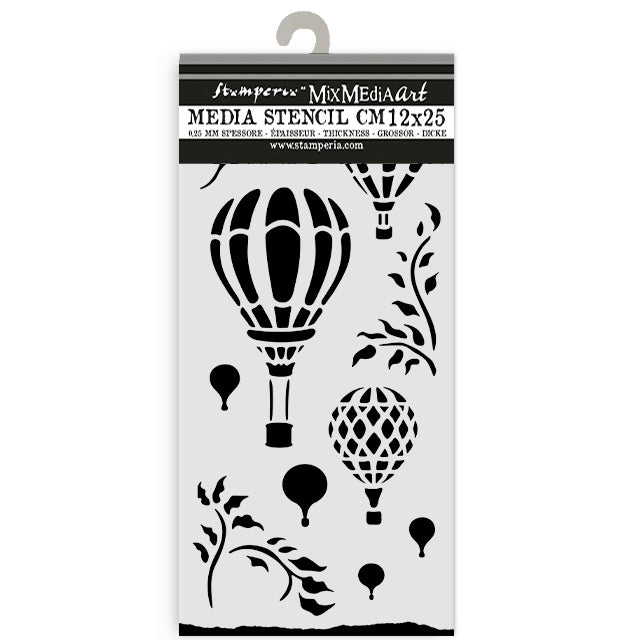 Stamperia Timeless Air Balloons Stencil kstdl119 2