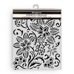 Stamperia Timeless Batik Flowers Stencil kstd180 1