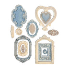 Stamperia Timeless Frames A5 Silicone Mold kacma580 examples