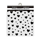 Stamperia Timeless Hearts Stencil kstds42 2