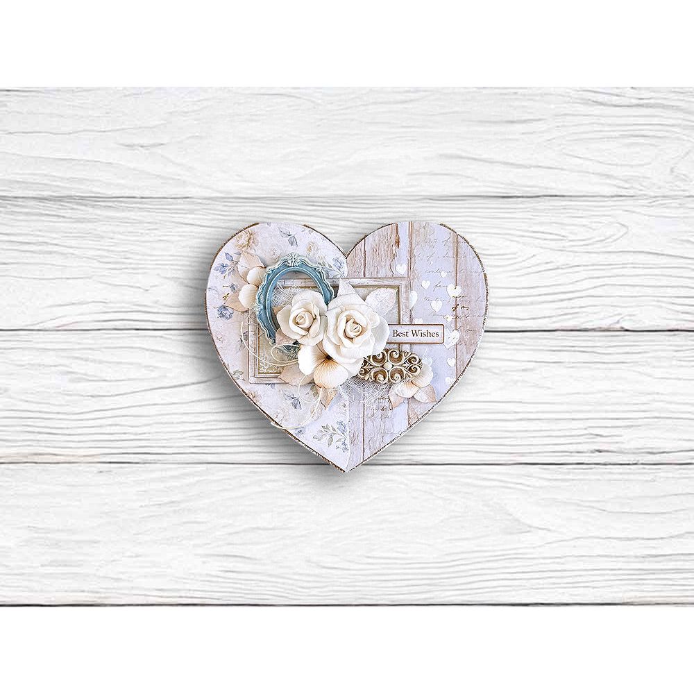 Stamperia Timeless Hearts Stencil kstds42 heart