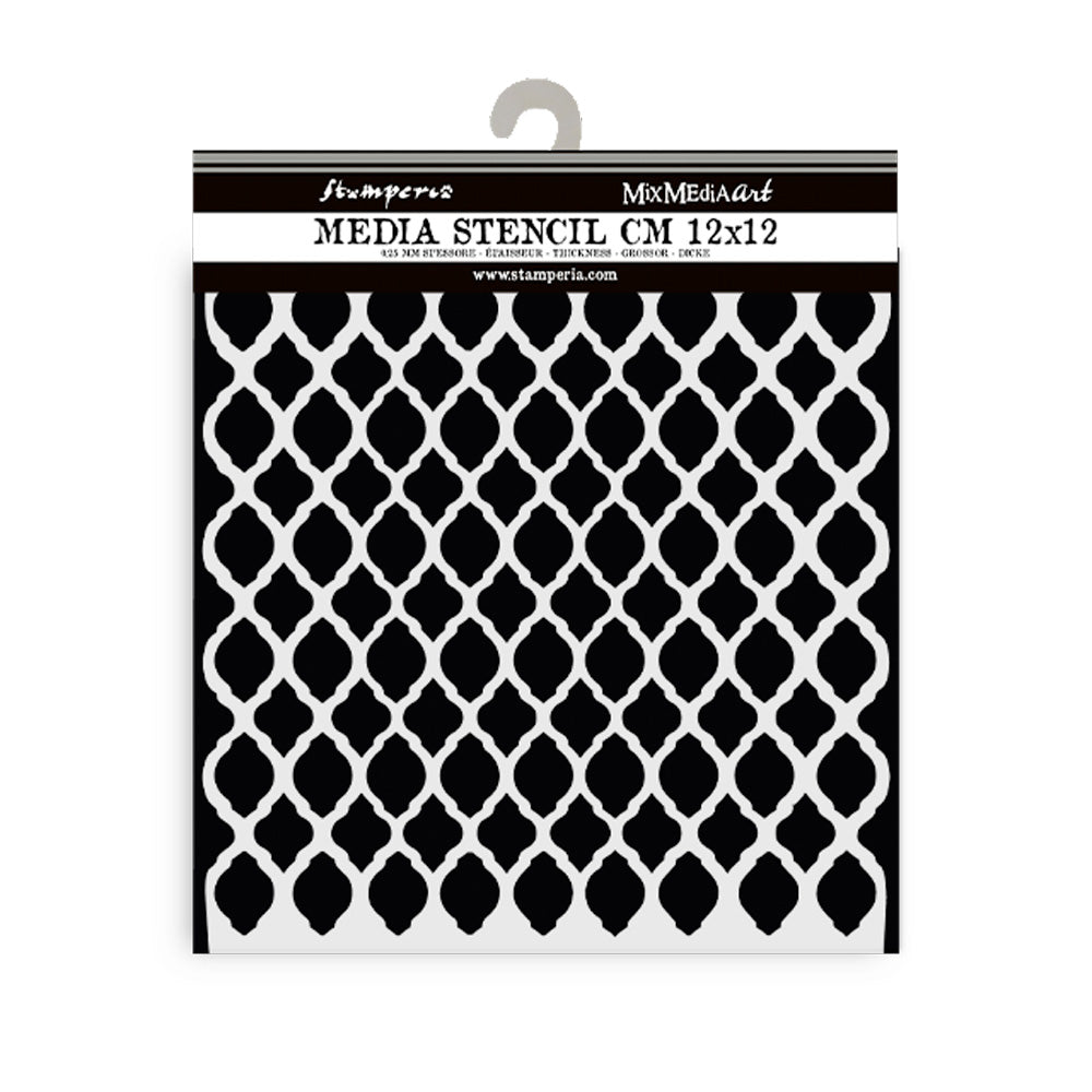 Stamperia Timeless Net Texture Stencil kstds48 2