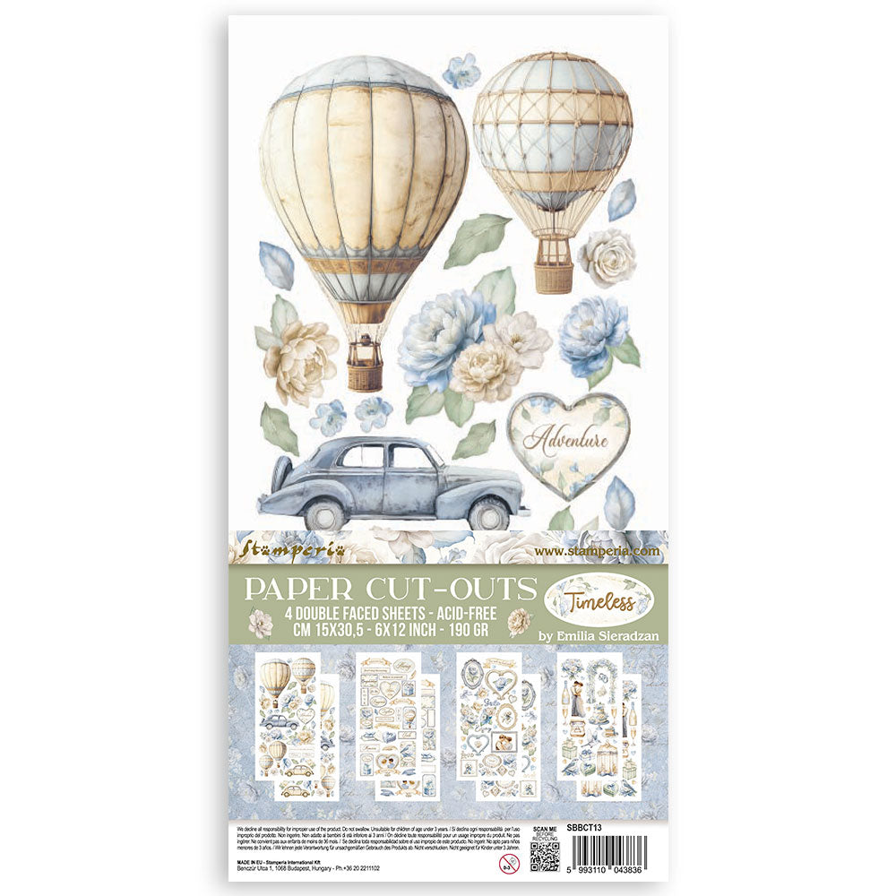 Stamperia Timeless Paper Cut Outs sbbct13