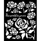 Stamperia Timeless Roses Stencil kstd179