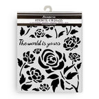 Stamperia Timeless Roses Stencil kstd179 1