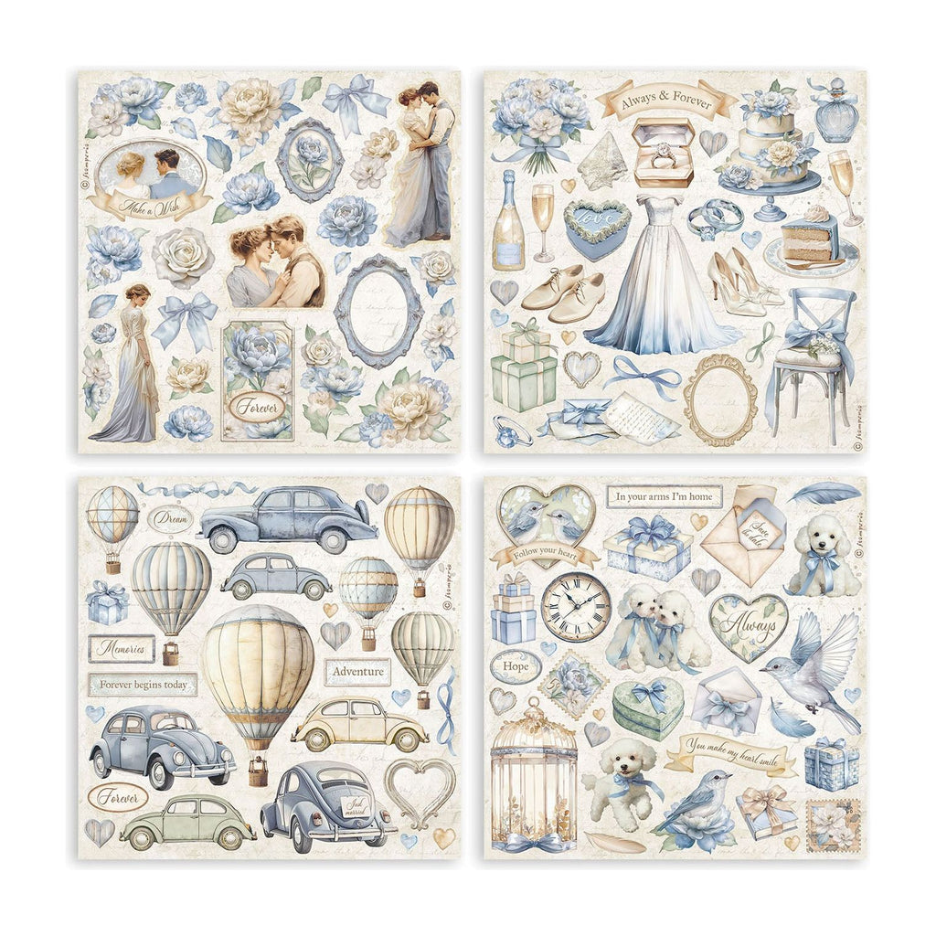 Stamperia Timeless Stickers sbstk02 pages
