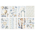 Stamperia Timeless Washi Pad Sheets A5 sbw20 pages
