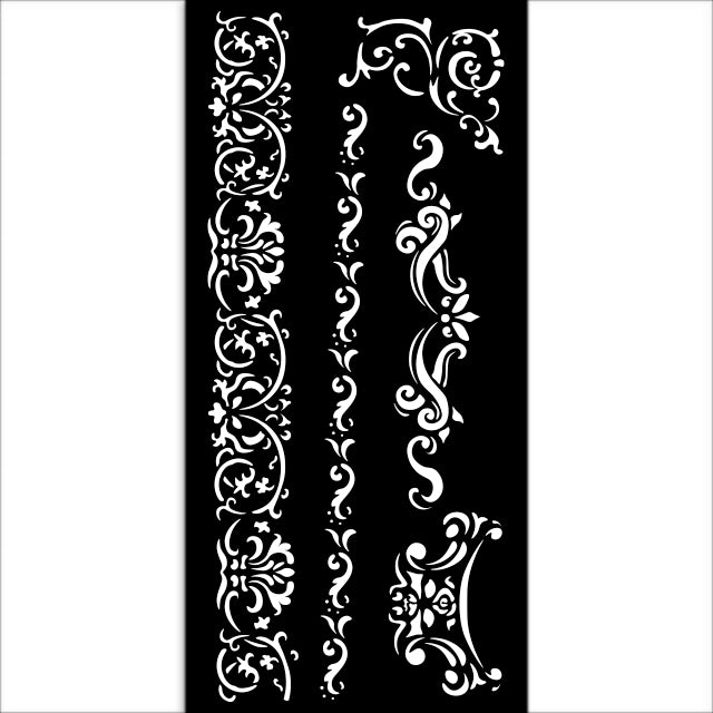 Stamperia Venice City Of Art Borders Stencil kstdl122
