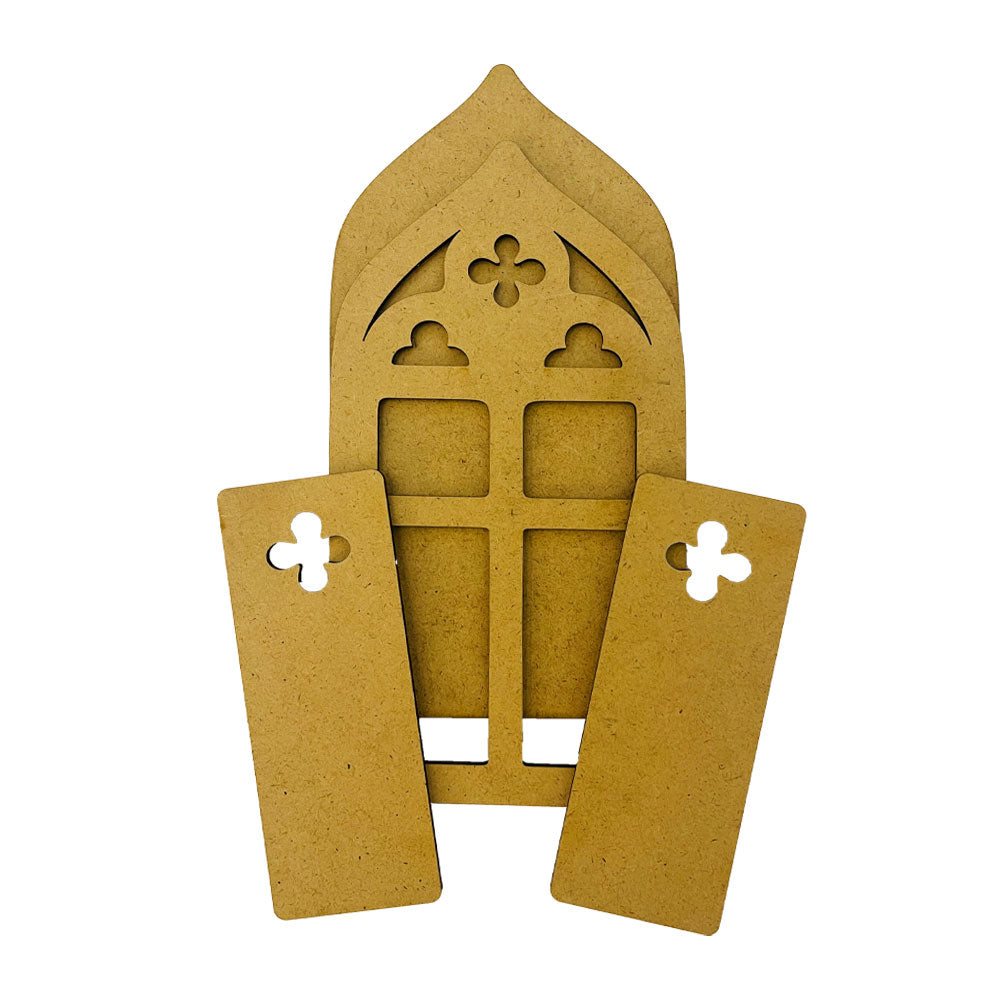 Stamperia Venice City Of Art Window Crafty Shapes klsm58 pieces