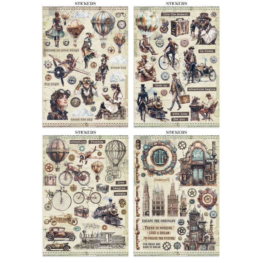 Stamperia Voyages Fantastiques Junk Journal sbjk05 – Simon Says Stamp