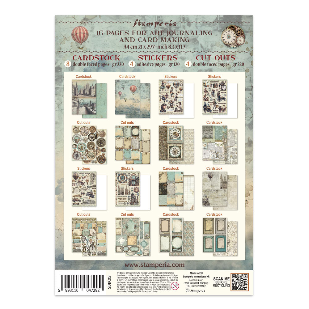 Stamperia Voyages Fantastiques Junk Journal sbjk05 4