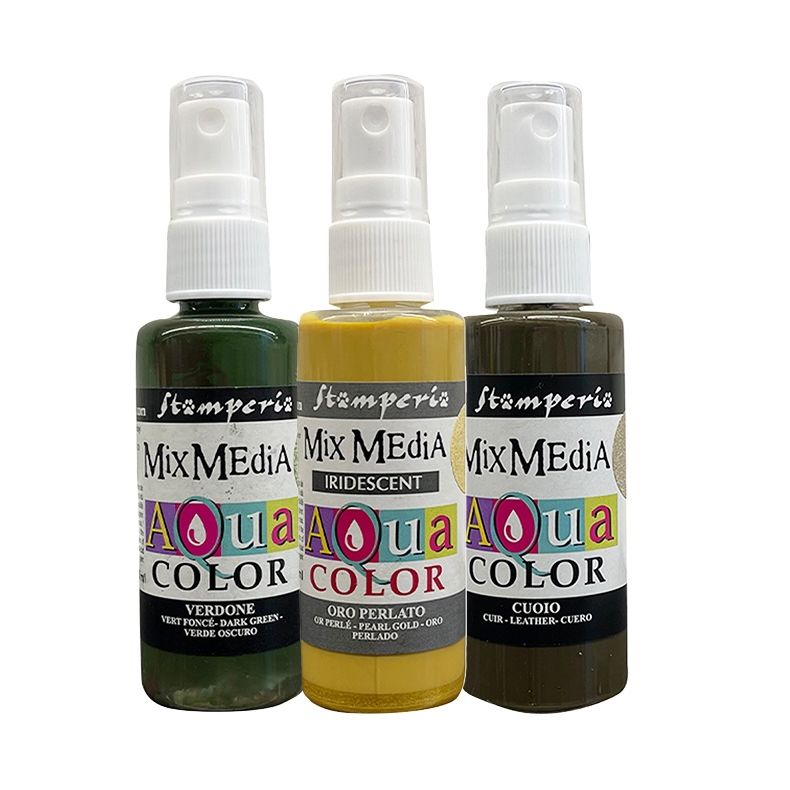 Stamperia Whispering Woods Aquacolor Set kaqxww
