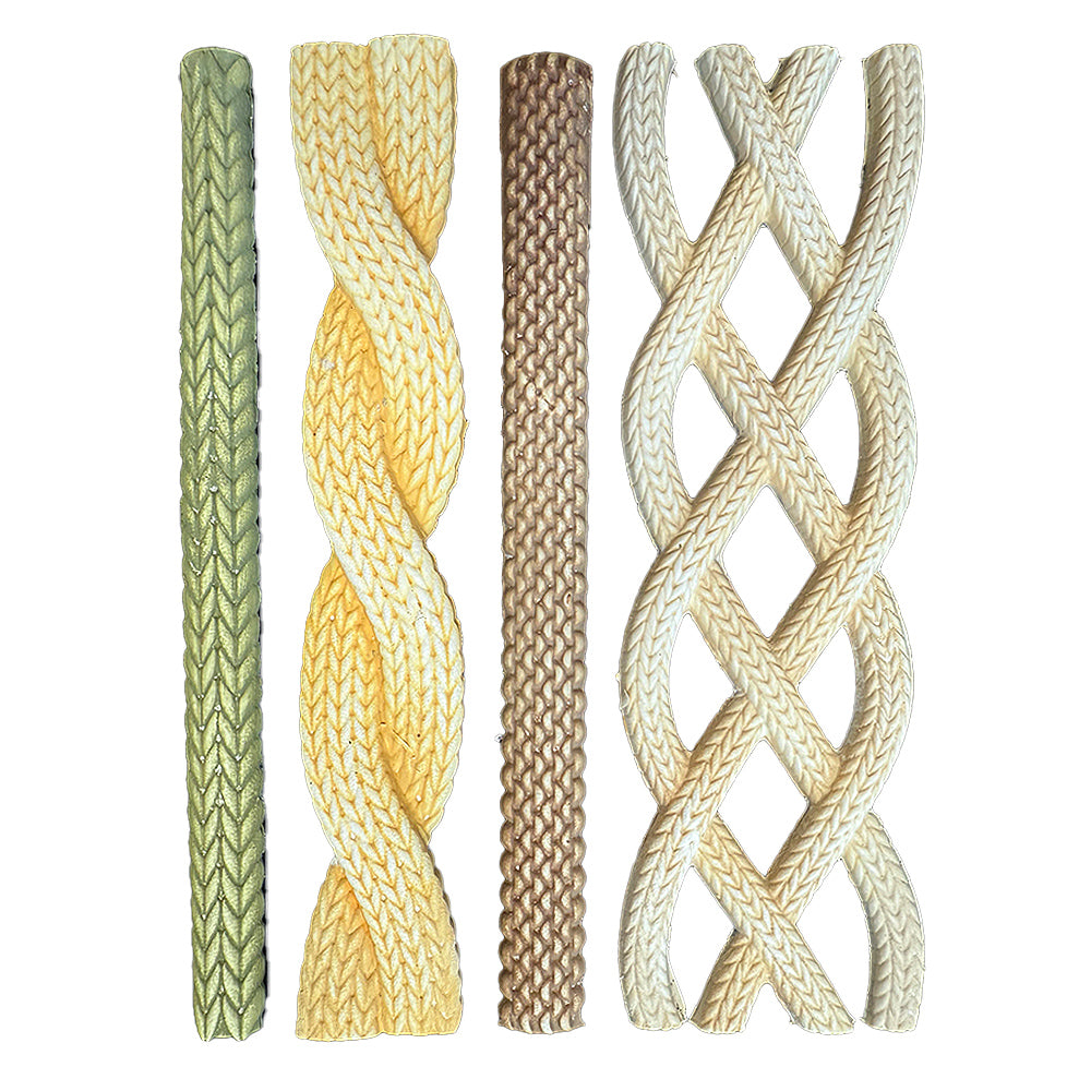 Stamperia Whispering Woods Cords A5 Soft Mold k3pta5677 rope