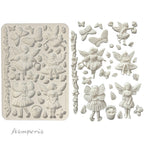 Stamperia Whispering Woods Fairies A5 Silicone Mold kacma587